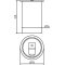 H�tte til stolper | varmgalvaniseret | til � 76 mm stolper | med fjederbelastet l�semekanisme | passer til jordbeslag varenr. 476.40 til �bning med universaln�gle varenr. 470.40